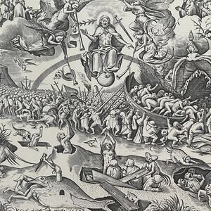 Pieter Bruegel, The Last Judgment, Engraving, Print, Bookplate, ~ 241229-WH 70